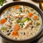 Creamy Crockpot Chicken Wild Rice Soup