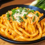 Creamy Gochujang Udon Noodles