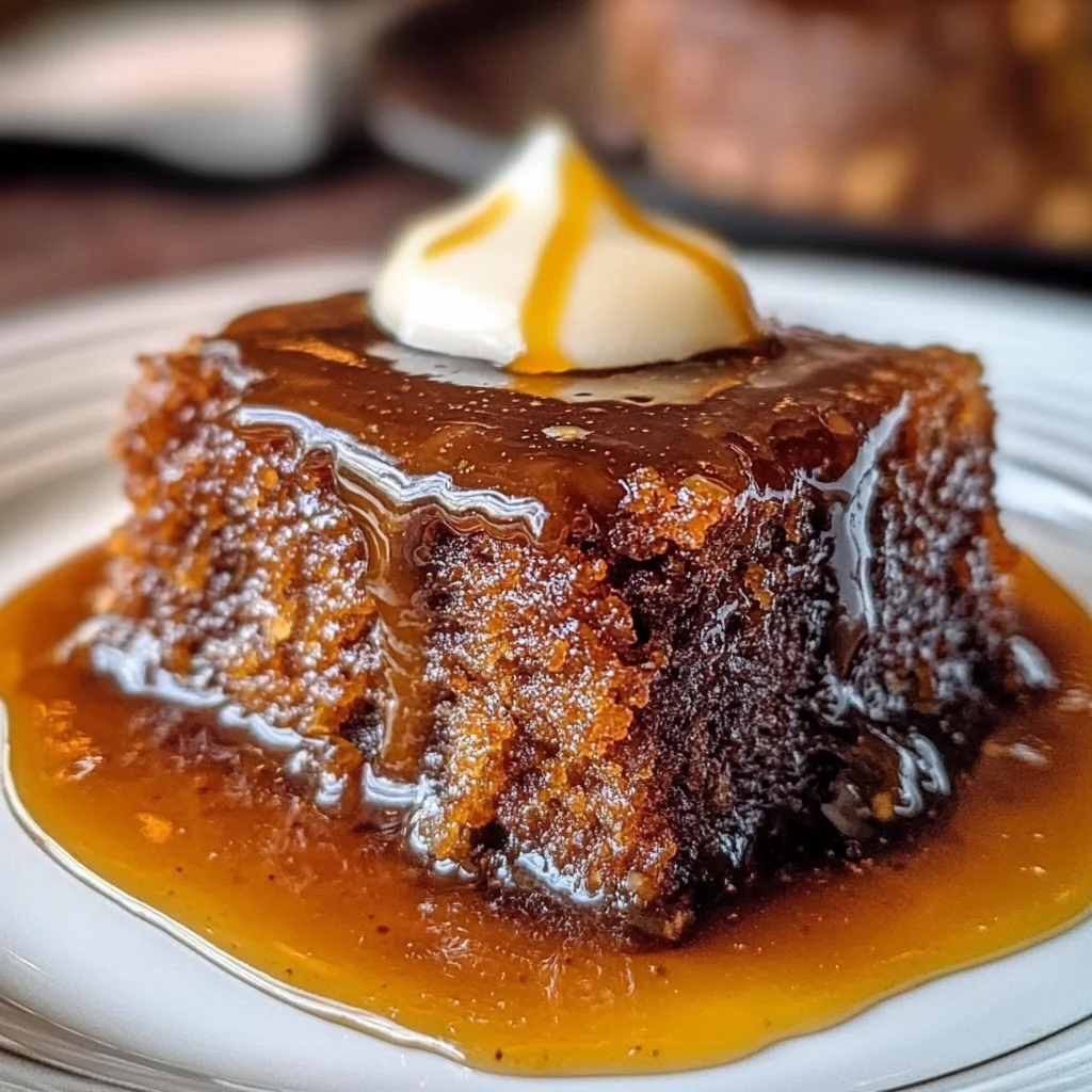 Decadent Sticky Toffee Pudding
