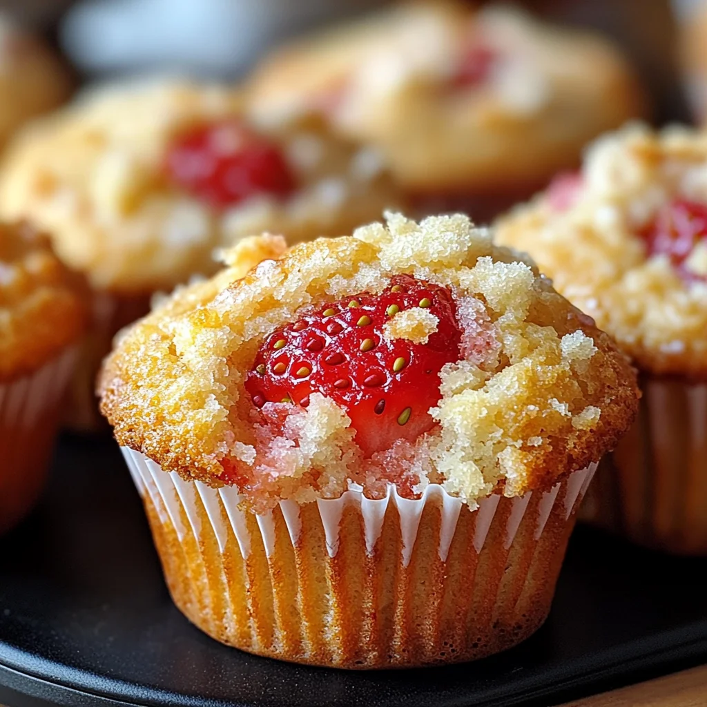 Delightful Fresh Strawberry Muffins
