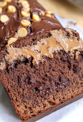 Easy Chocolate Peanut Butter Quick Bread
