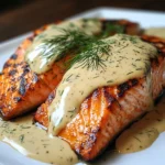 Grilled Salmon with Dijon Mustard Sauce: A Flavorful Delight!