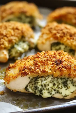 Healthy Pesto Stuffed Chicken Breast