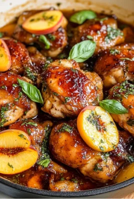 Honey Butter Peach Chicken