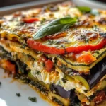 Layered Mediterranean Vegetable Lasagna with Creamy Ricotta