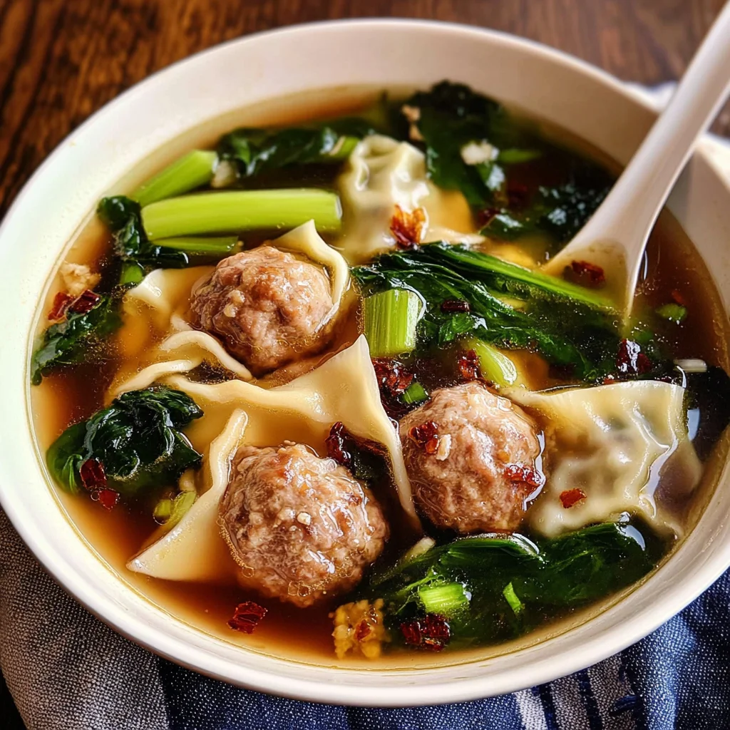 Lazy Wonton Soup