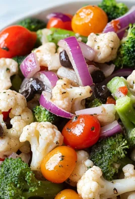 Marinated Vegetable Salad with Italian Dressing