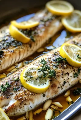 Mediterranean Herb and Lemon Baked Branzino