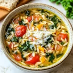 Mediterranean Orzo Soup