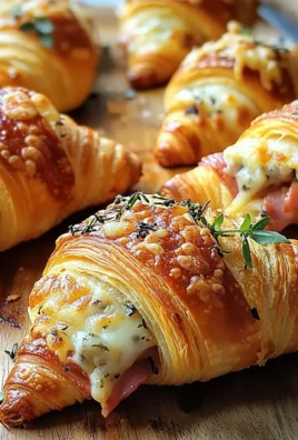Mini Croissants Pizza pour l’Apéro : Un Délice Feuilleté et Savoureux