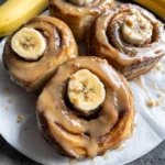 Peanut Butter Banana Cinnamon Rolls