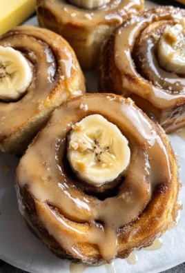 Peanut Butter Banana Cinnamon Rolls