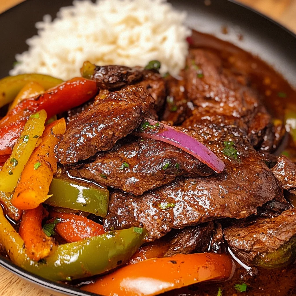 Puerto Rican Pepper Steak