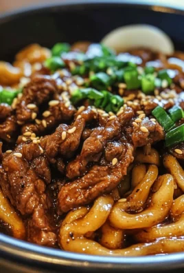 Quick and Flavorful Beef Black Pepper Udon