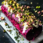 Roasted Beet & Goat Cheese Log: A Vibrant Appetizer to Impress