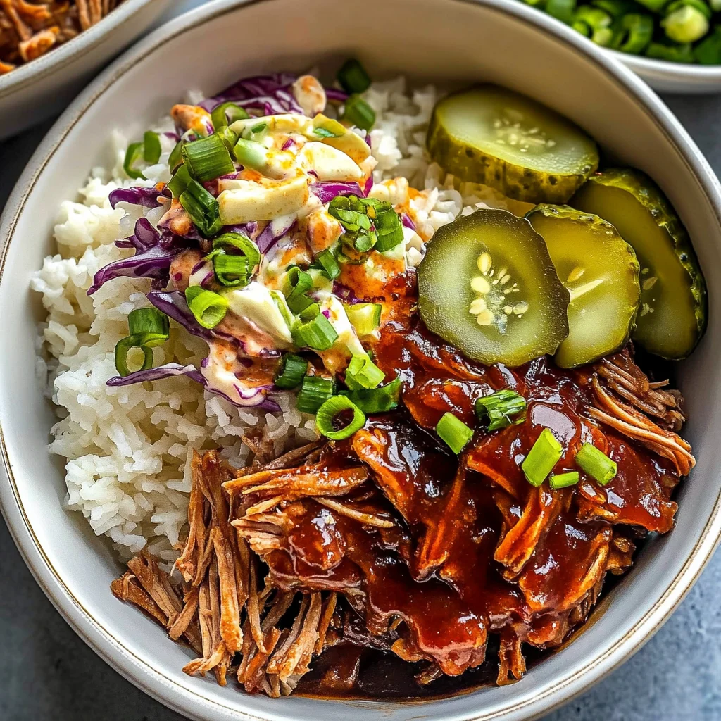 Slow Cooker Pulled beef Bowls Recipe