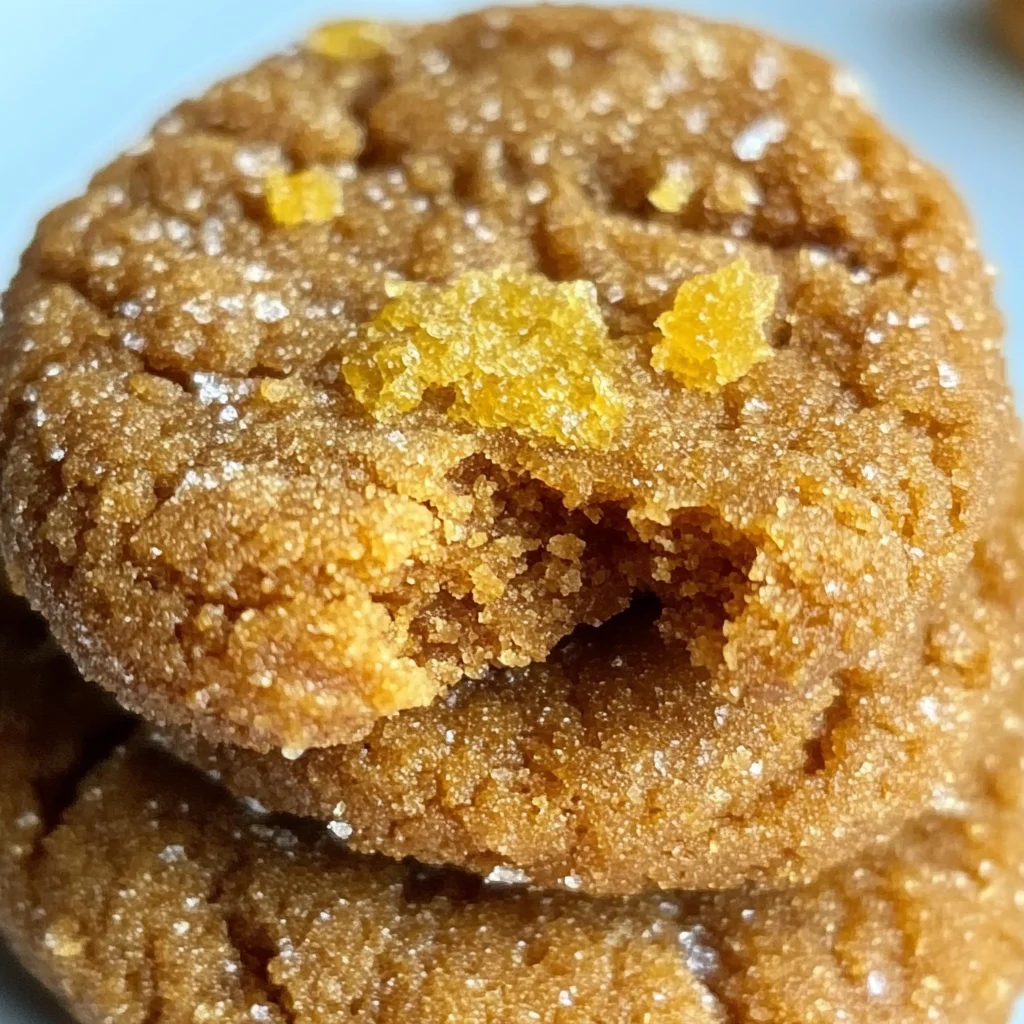 Spicy Orange Ginger Cookies