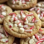 White Chocolate Candy Cane Cookies