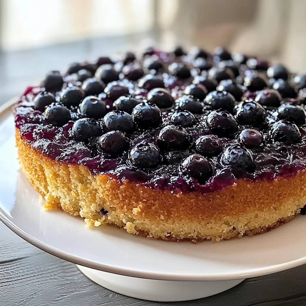 Best Homemade Blueberry Upside Down Cake