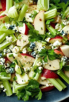 Celery Salad With Apples and Blue Cheese
