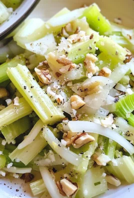 Celery Salad with Onions & Parmesan