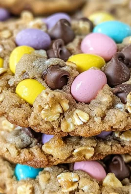 Chewy Cadbury Egg Oatmeal Chocolate Chip Easter Cookies Delight