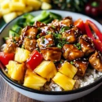 Chicken Teriyaki Pineapple Bowls Recipe