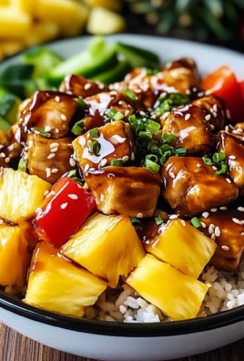 Chicken Teriyaki Pineapple Bowls Recipe