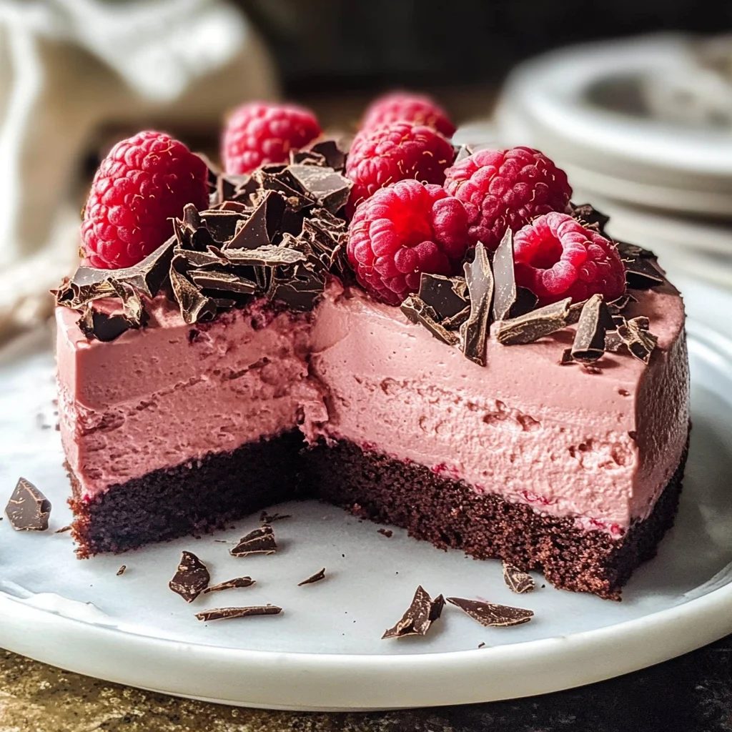 Chocolate Raspberry Mousse Cake Recipe