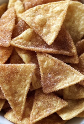 Cinnamon Sugar Tortilla Chips (Oven Baked)