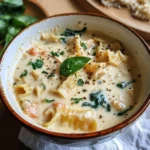 Creamy Chicken Lasagna Soup