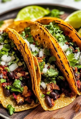 Crispy Sheet Pan Black Bean Tacos (Vegetarian)