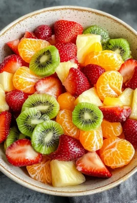 Delicious Easter Fruit Salad with Peach Pie Filling