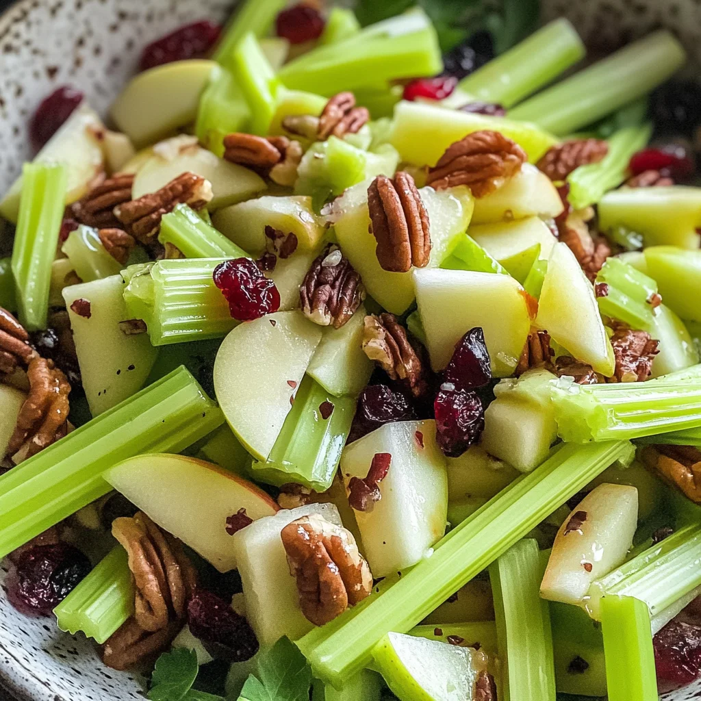 Delicious Harvest Celery Salad with Sweet Glazed Pecans