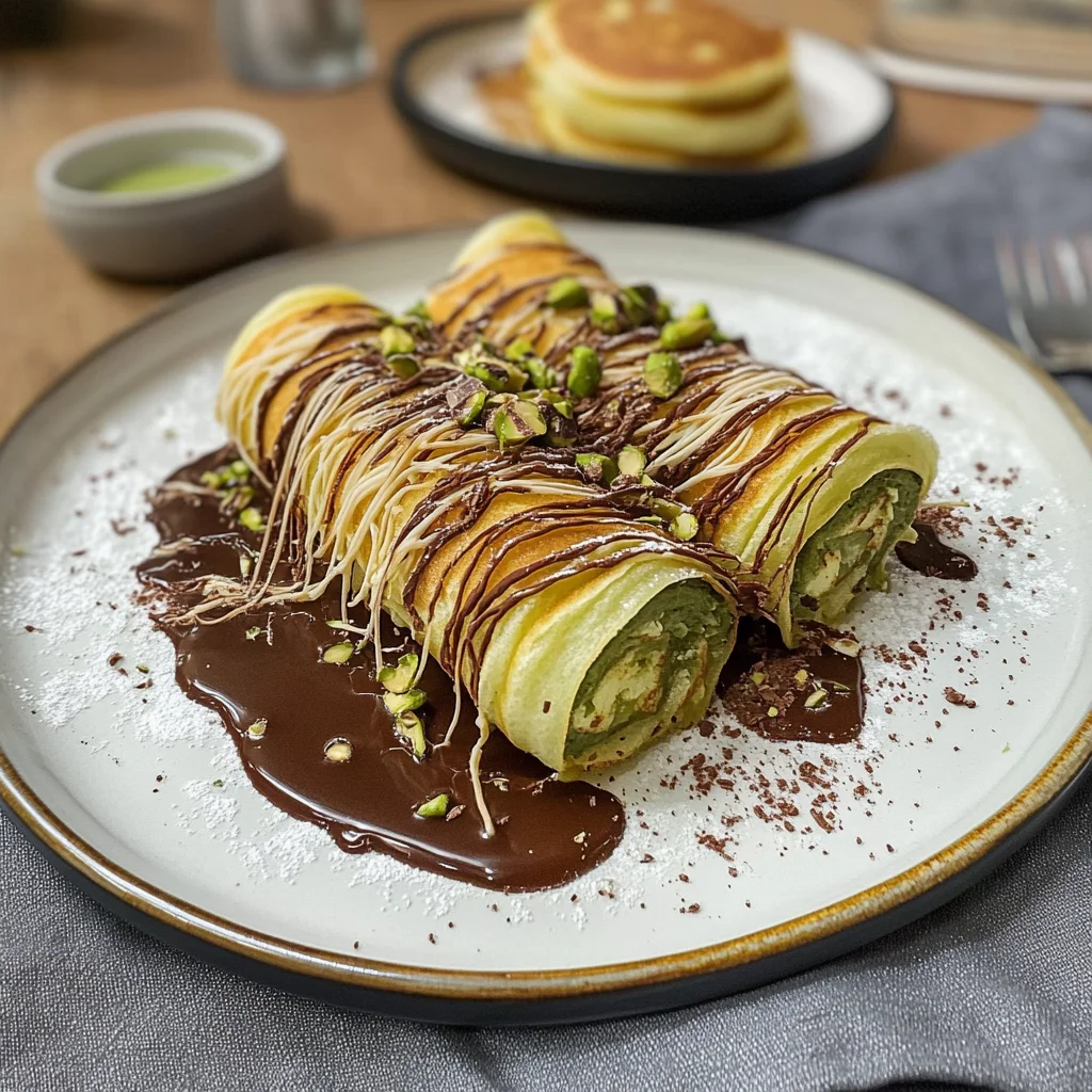 Dubai Schokolade Pfannkuchen