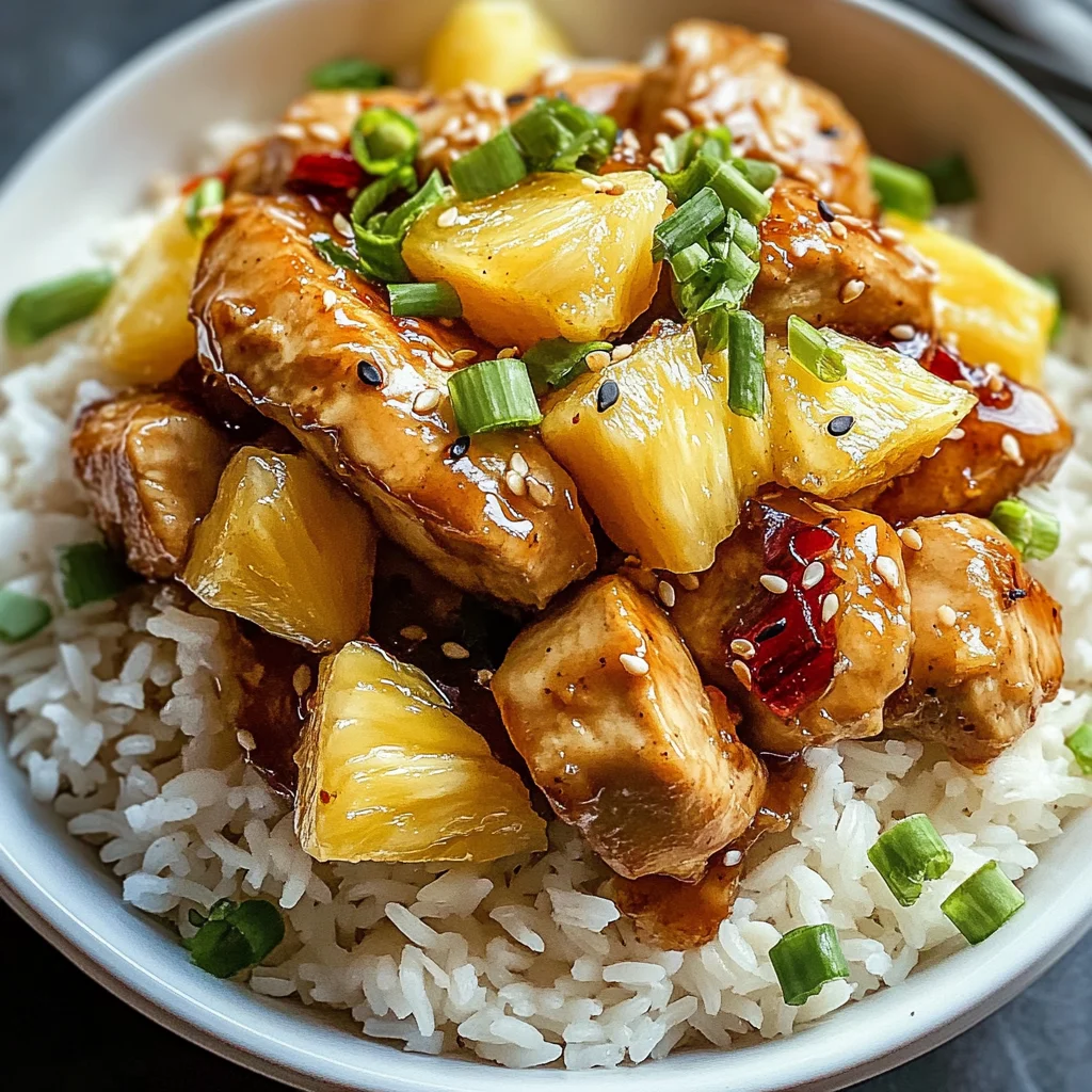 Easy Pineapple Chicken & Rice Feast!