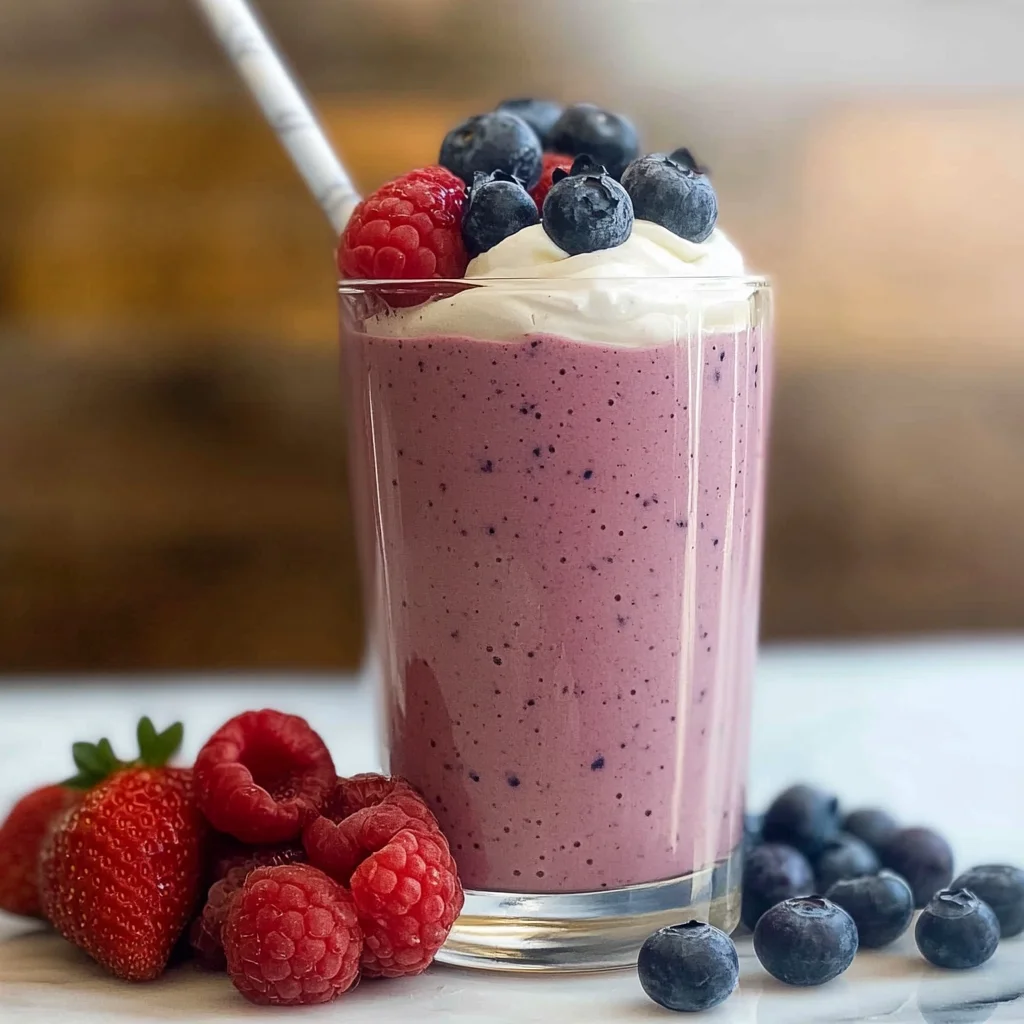Frozen Mixed Berry Smoothie