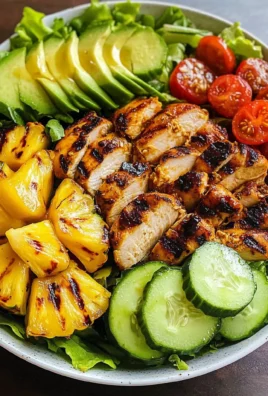 Grilled Pineapple Chicken Salad