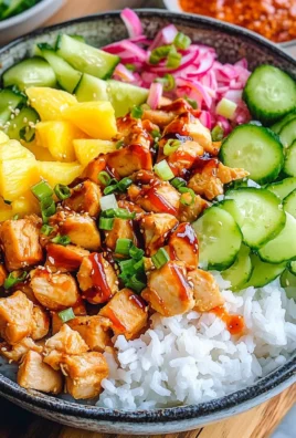 Hawaiian Inspired Chicken Poke Bowl That's Bursting with Flavor
