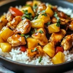 Irresistible Easy Pineapple Chicken and Rice Skillet Delight