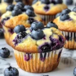 Juicy Blueberry Cream Cheese Muffins - Alrightwithme