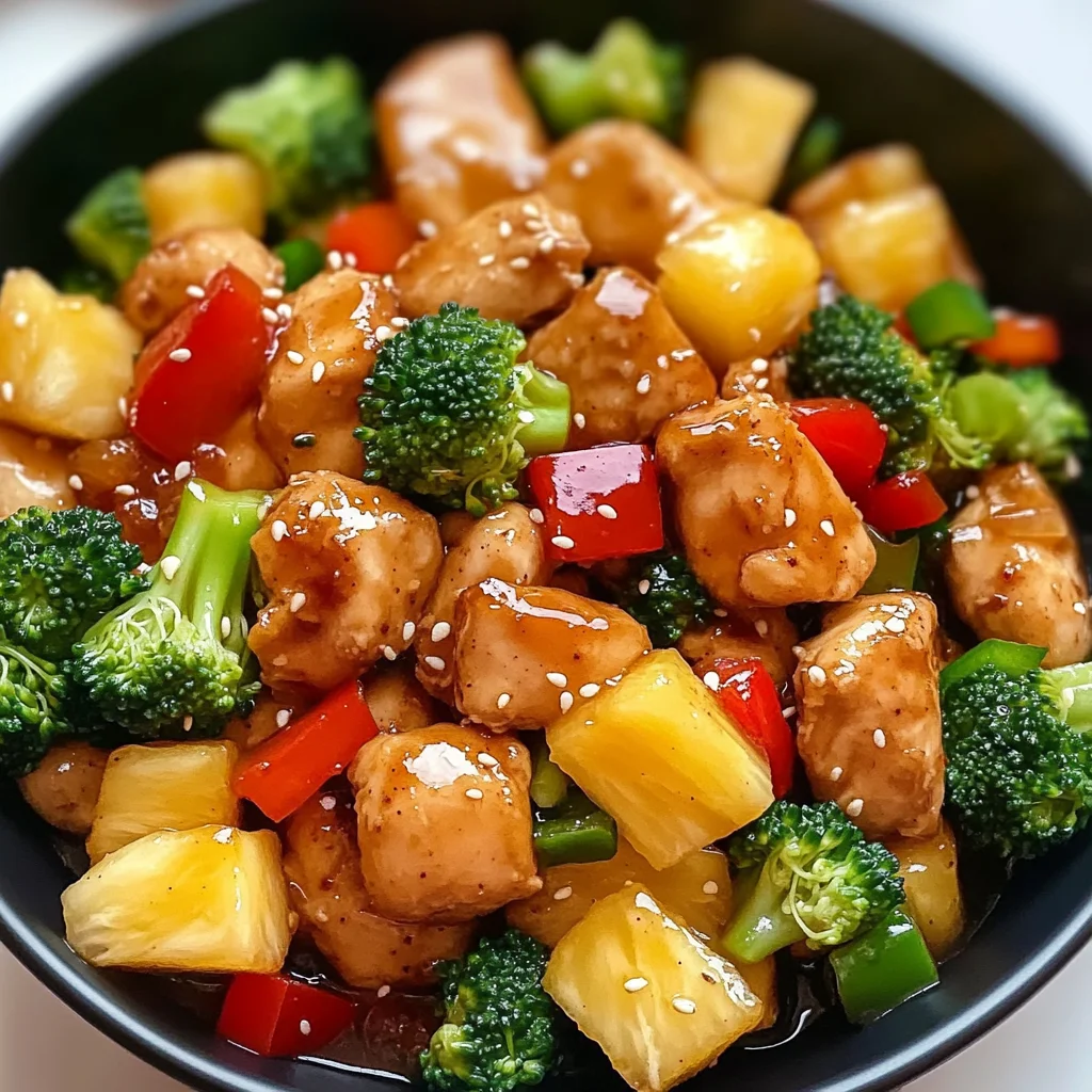 Juicy Pineapple Teriyaki Chicken