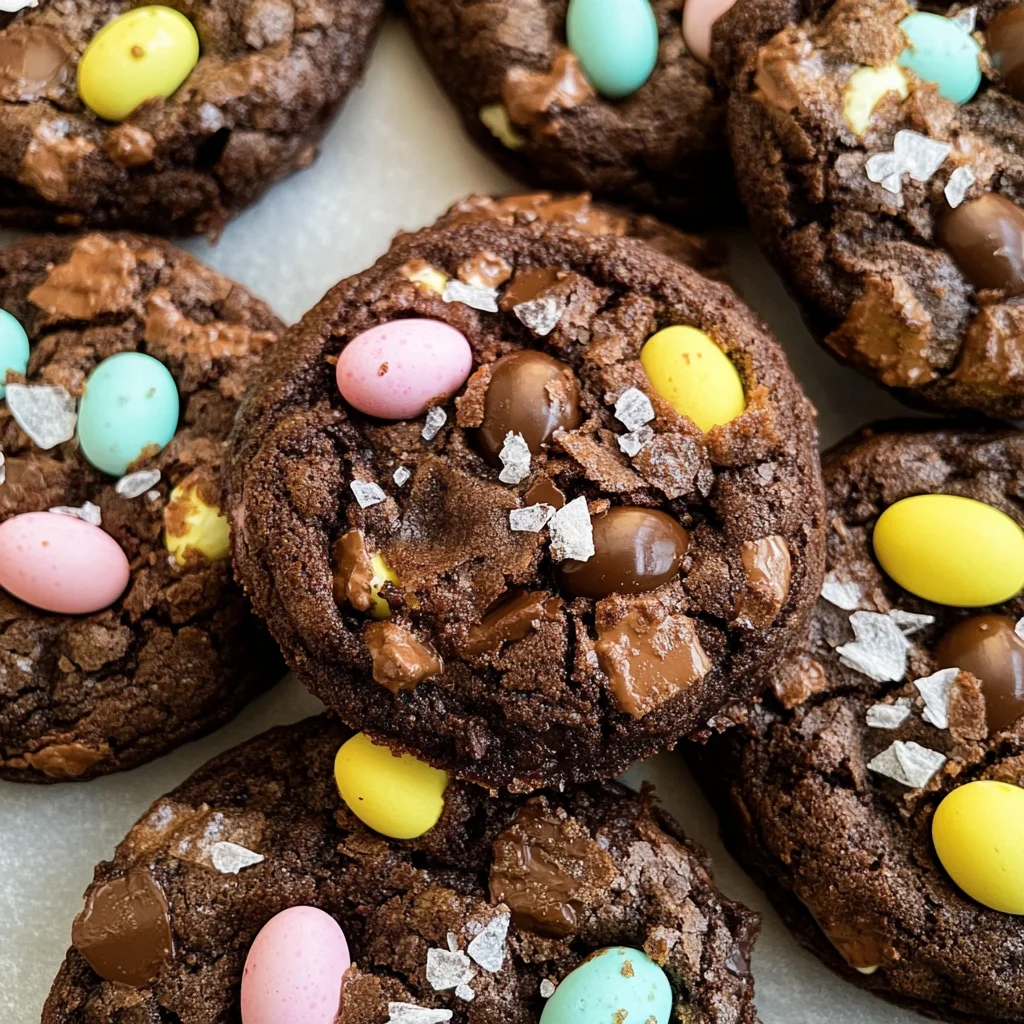 Mini Egg Brownie Cookies