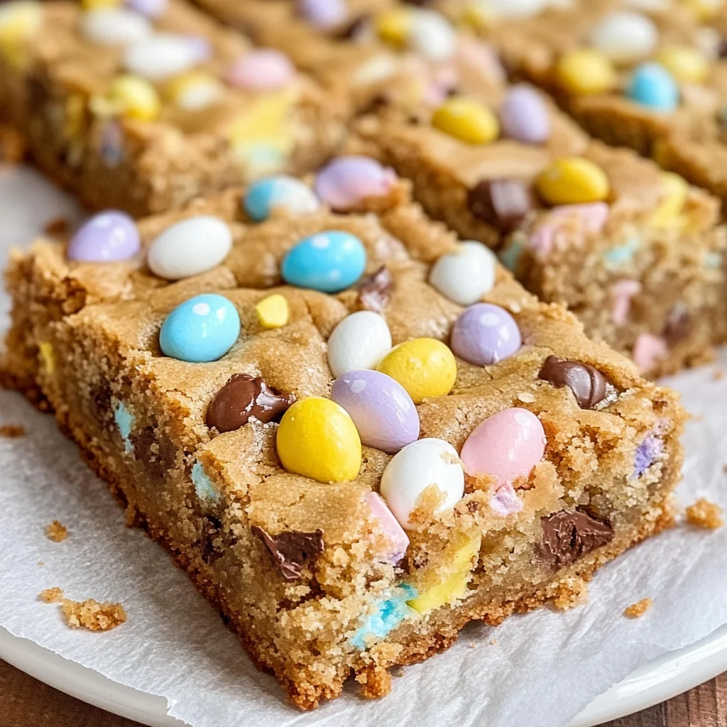 Mini Egg Cookie Bars!