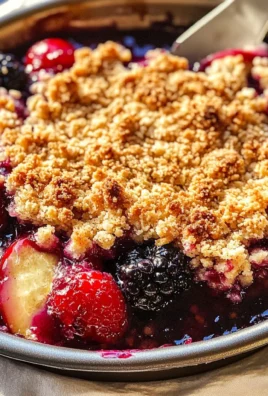 Mixed Fruit and Basil Crisp