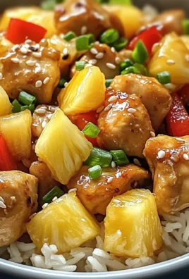 Pineapple Chicken and Rice Recipe – Easy Tropical Flavor