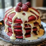 Red Velvet Pancakes