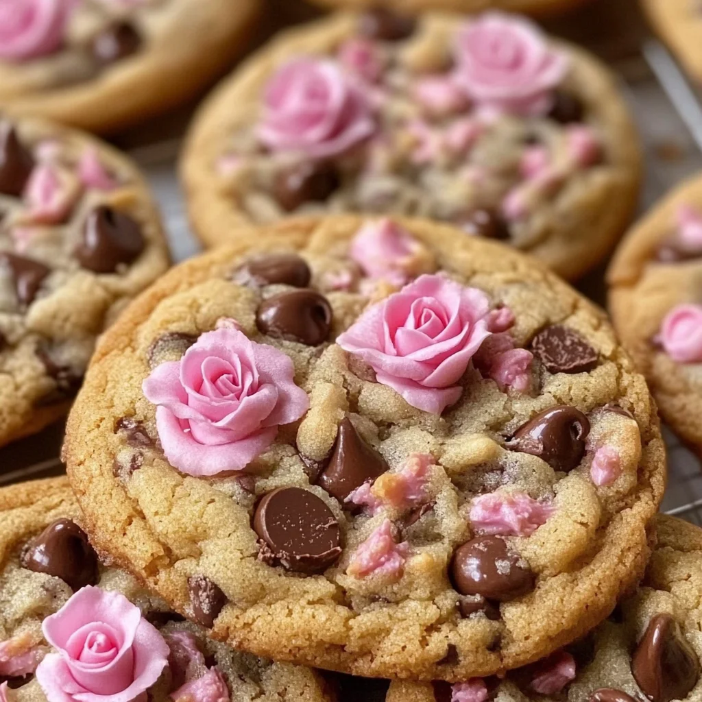 Rose Chocolate Chip Cookie Recipe