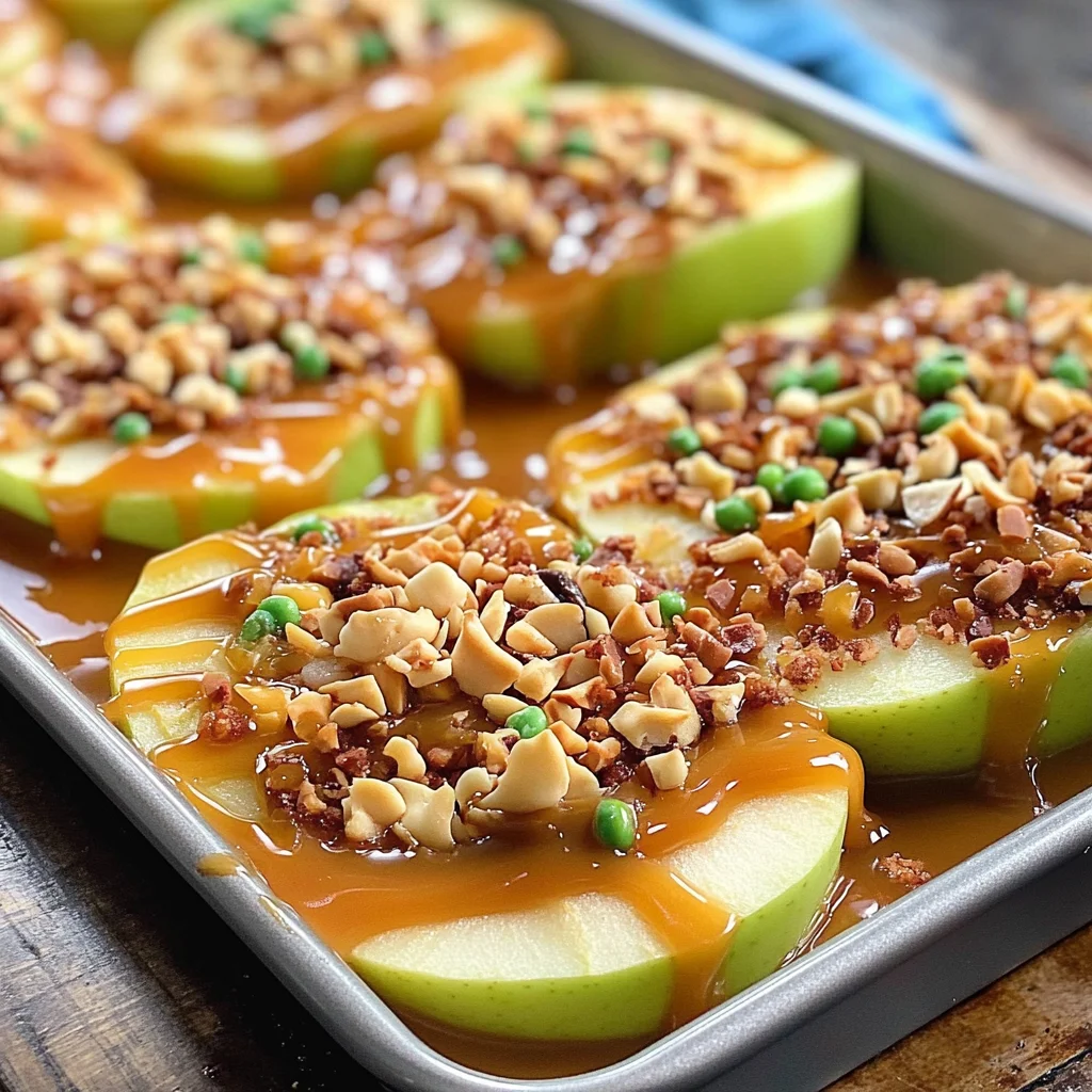 Sheet Pan Caramel Apples
