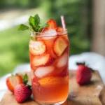 Southern Strawberry Sweet Iced Tea